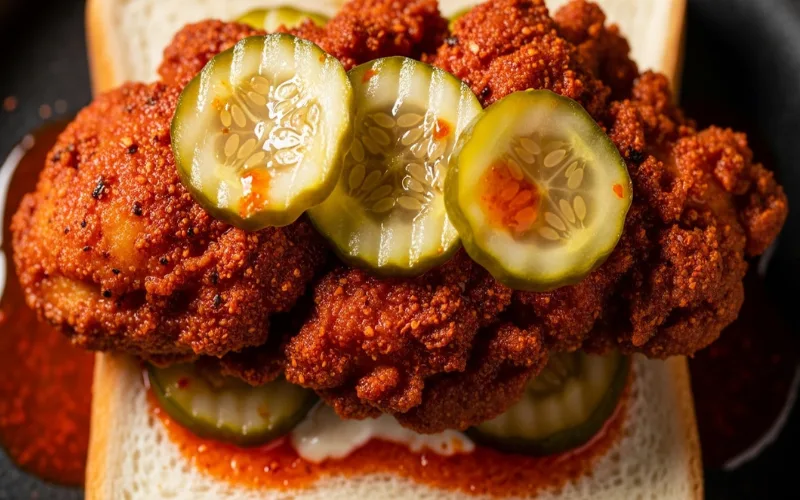 “Southern meat and three plate, fried chicken, mac and cheese, collard greens, fried okra, cafeteria tray, authentic Southern food”