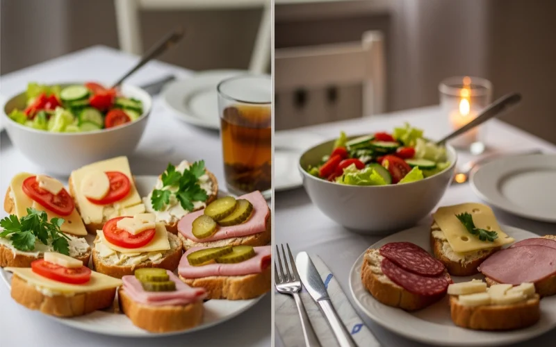 Explain the traditional Polish daily meal structure and describe the different meals eaten throughout the day.