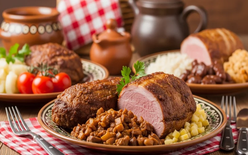 Explain different types of Polish kielbasa and how they are used in Polish cooking.