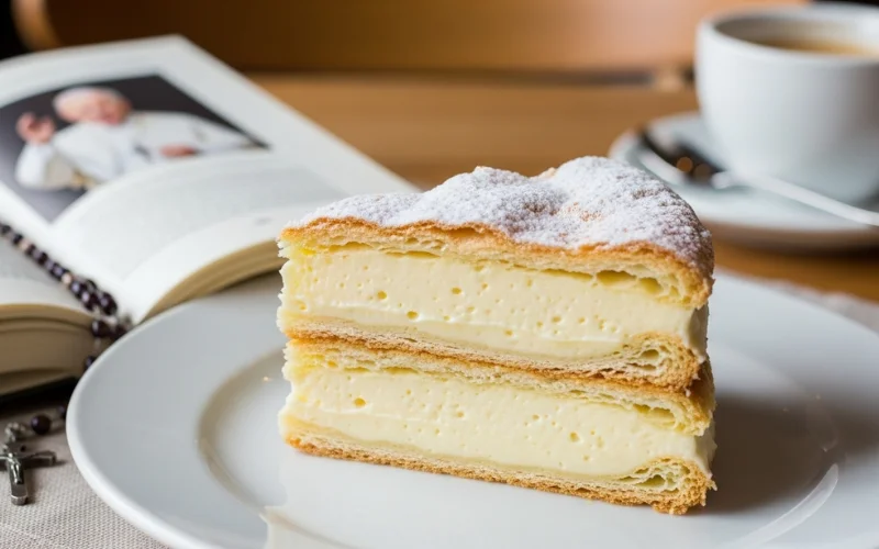 Explain kremowka cake and its connection to Pope John Paul II.