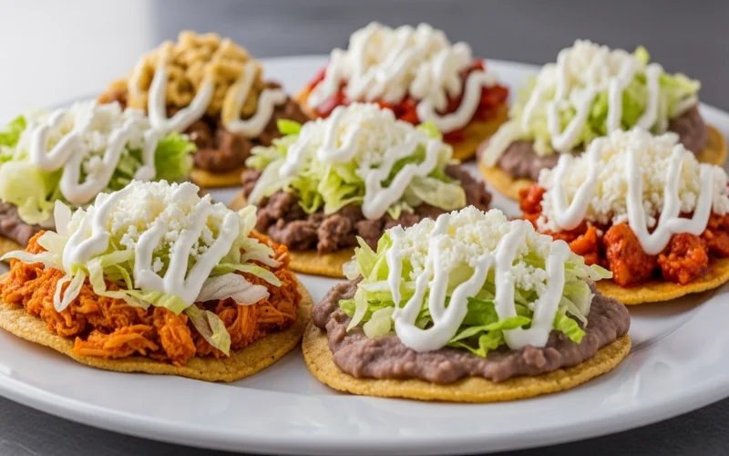 Create a short, engaging list of 12 must-try foods in Mexico City with brief descriptions of each dish